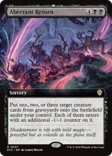 Aberrant Return (Extended Art) Commander: Lorwyn Eclipsed MTG 27 NM