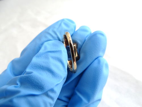 14K Yellow Gold Ring With Blue Stone / Scrap or Not / BE66513_yg - Picture 12 of 23
