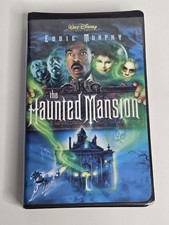 Walt Disney Presents Eddie Murphy The Haunted Mansion (VHS, 2003) Clamshell Case