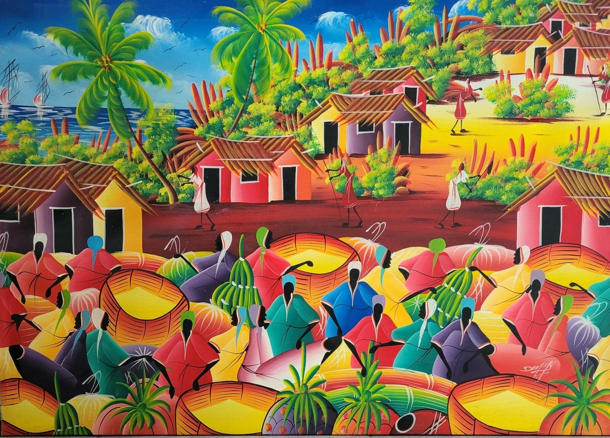 Village painting 2024
