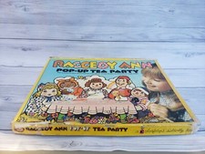 Vintage Colorforms Raggedy Ann Pop Up Tea Party