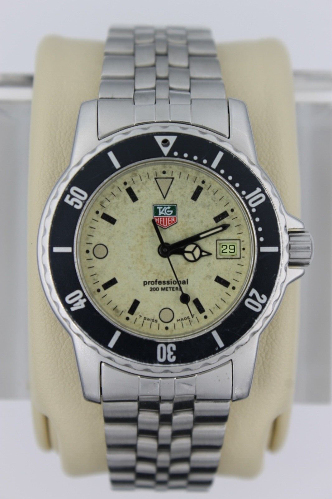 Tag Heuer 929.113 Mens 1500 Series Professional Watch Nite Diver Lume Glow Black