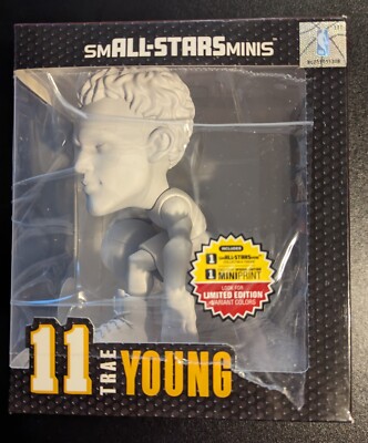 smALL-STARS Minis - Trae Young #11  Hawks - 6'' ULTRA RARE White /249 - See Pics