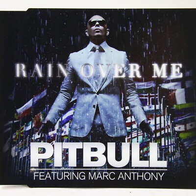 Music Musik MAXI Pitbull Featuring Marc Anthony   Rain Over Me Sehr Gut
