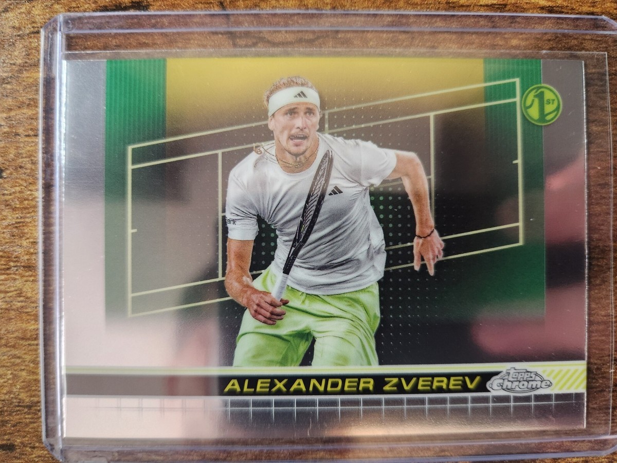 2024 Topps Chrome Tennis Alexander Zverev 1st #74 | eBay
