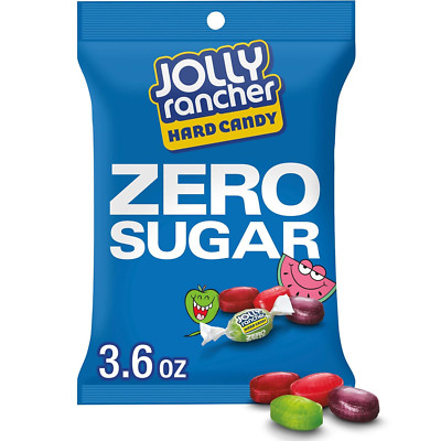 Zero Sugar Assorted Fruit Flavored Hard Candy Bag, 3.6 Oz