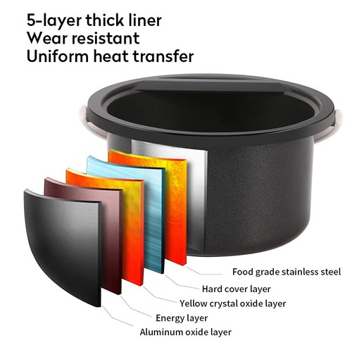 500CC Wax Heater Warmer Hair Removal Wax Machine Wax Pot Smart LCD Display New - Picture 9 of 15