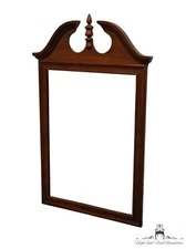 CRESENT FURNITURE Traditional Style Solid Cherry 32" Dresser / Wall Pediment ...