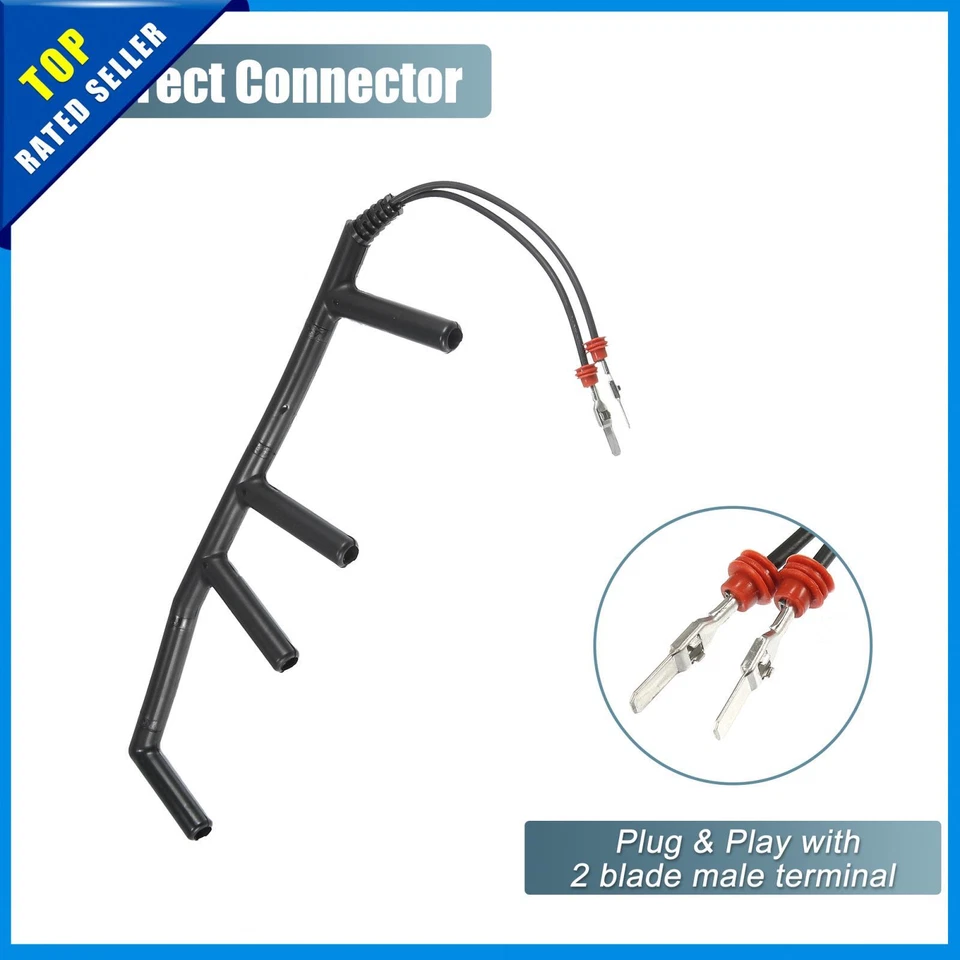 Arnés de cableado de bujía incandescente con 2 cables 904-091 para Volkswagen Golf Jetta Passat Foto 4 de 4