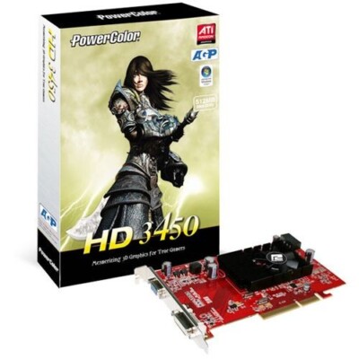 PowerColor Radeon HD 3450 V2 (512 MB) (AG3450 512MD2-V2) Grafikkarte