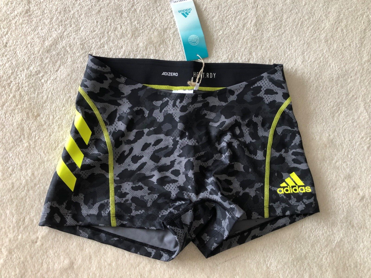 Adidas Adizero Heat Rdy Elite womens run shorts leopard print Size