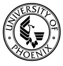 University of Phoenix Sticker Decal R7636