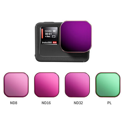 ND Filter-Set für Insta360 ACE ACE Pro PL ND8 ND16 ND32 （4 Stück）