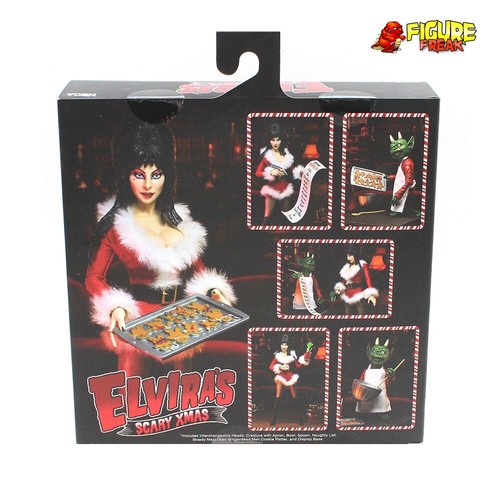 NECA Elvira Mistress of the Dark Very Scary Christmas 8" Clothed Figure (NM Box) - Picture 2 of 7
