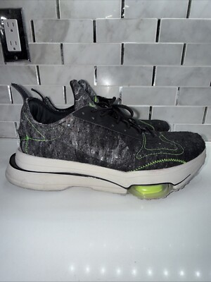 NIKE AIR ZOOM TYPE SHOES CW7157-001 BLACK / ELECTRIC GREEN MENS 12