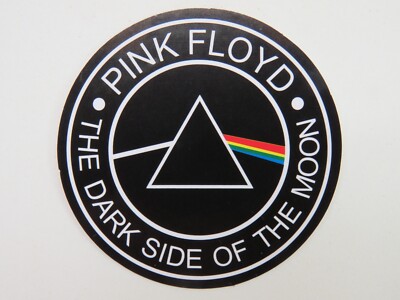 2,2'' Musiksticker ~ Pink Floyd: Psychedelic Rock Band ''Dark Side Of The Moon''
