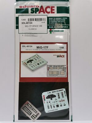 MW22 EDUARD 3DL48124 MIG-17F SPACE 1/48  3D DECAL for AMMO