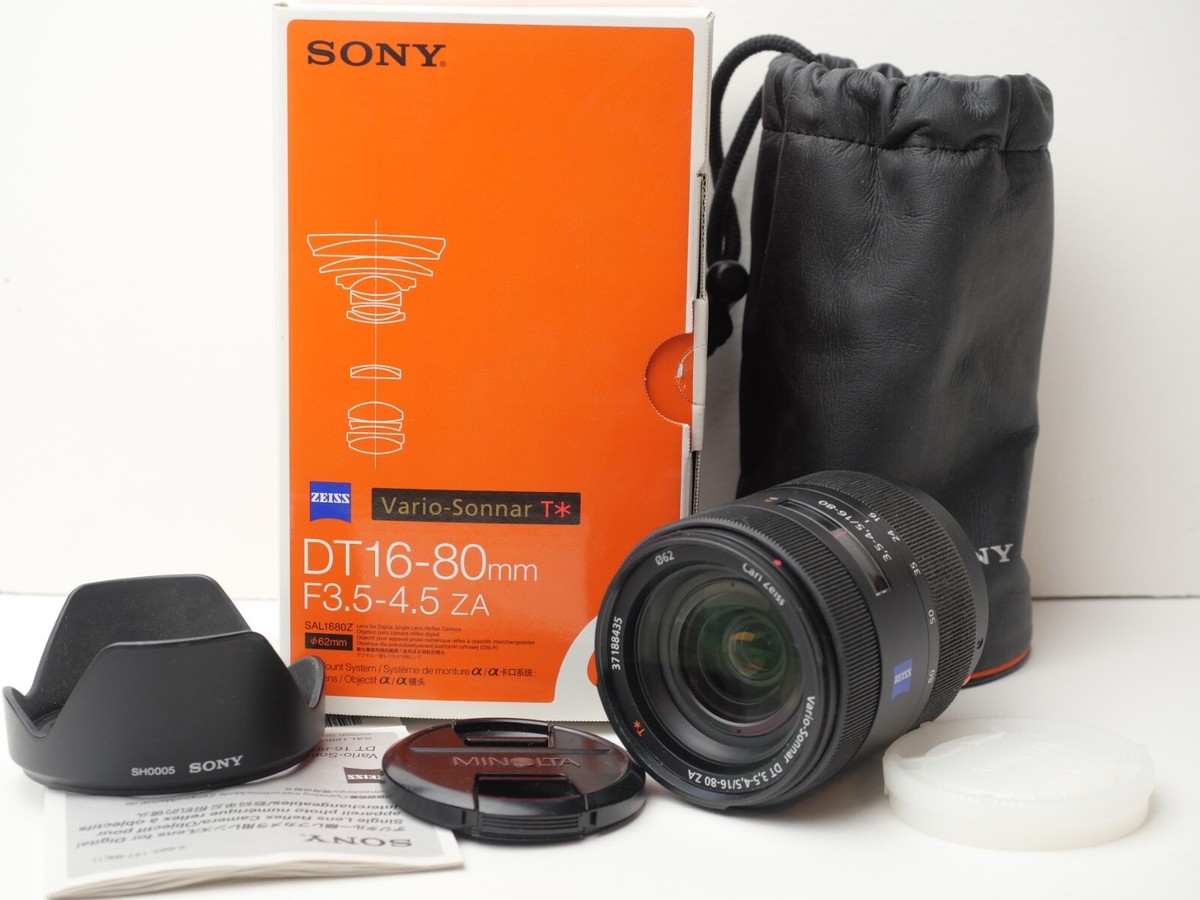 Sony CarlZeiss Vario-Sonnar T* DT 16-80mm F3.5-4.5 ZA SAL1680Z 