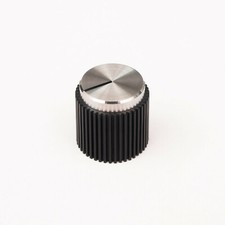 Sequential Circuits Prophet 5 knob. Silver top, set Screw shaft.