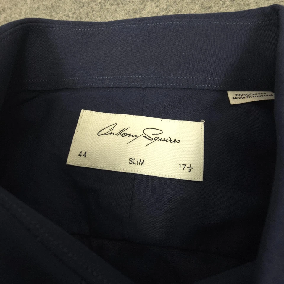 Camisa Anthony Squires Hombre XLARGE Azul Alton Manga Larga Abotonada Talla XL NUEVA CON ETIQUETAS Foto 2 de 4