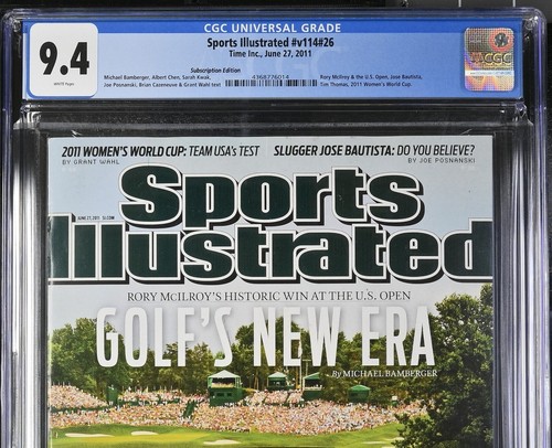 SPORTS ILLUSTRATED ~ 1ST RORY MCILROY COVER ~ CGC 9.4 ~ WP ~ JUNE 27, 2011 - Picture 2 of 3