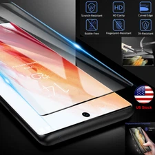 For Samsung Galaxy S21 Note 20 Ultra 5G Full Tempered Glass Screen Protector 1/2