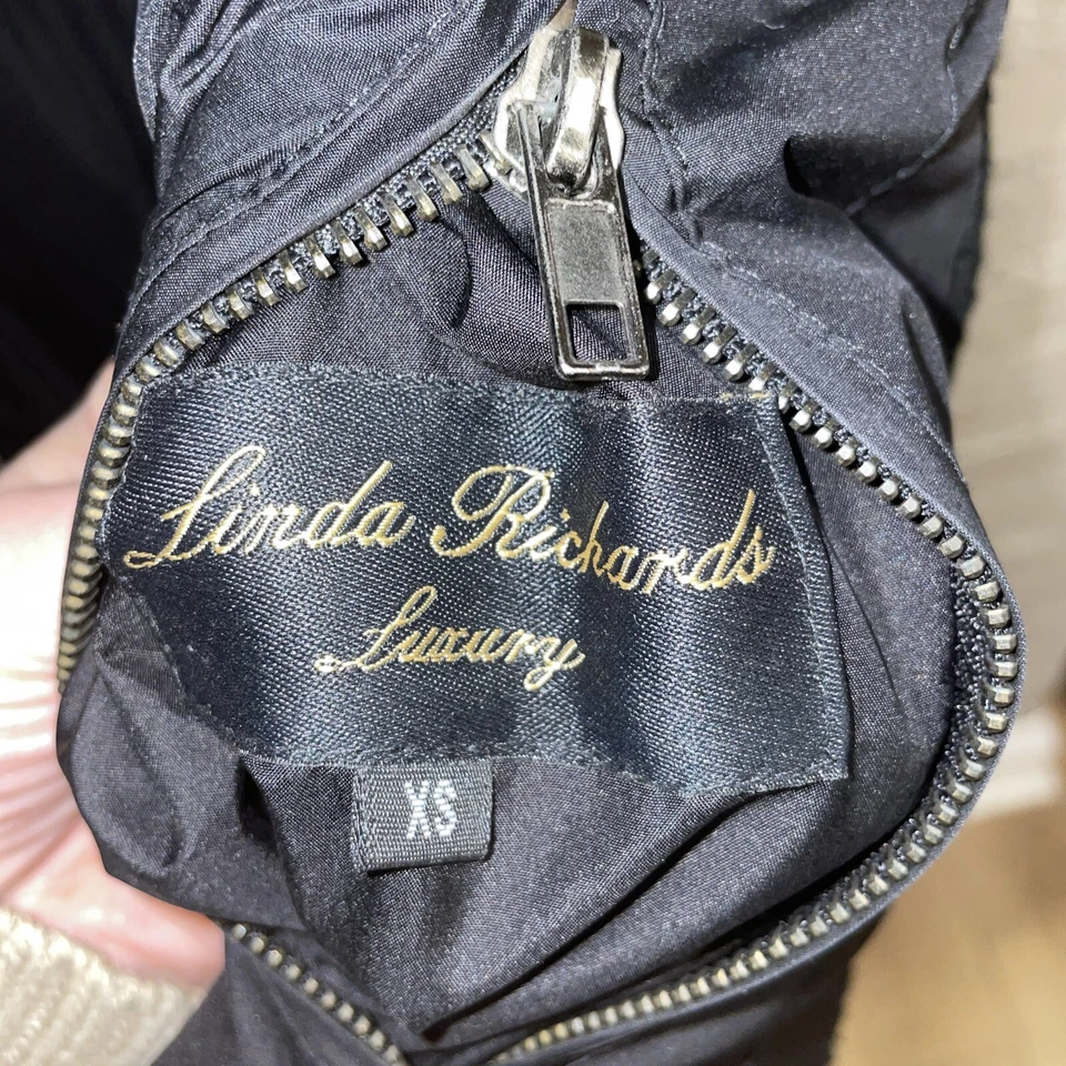 Chaleco Linda Richards Reversible Lujo Piel de Conejo y Seda Acanalada | Talla X Pequeño Foto 3 de 4