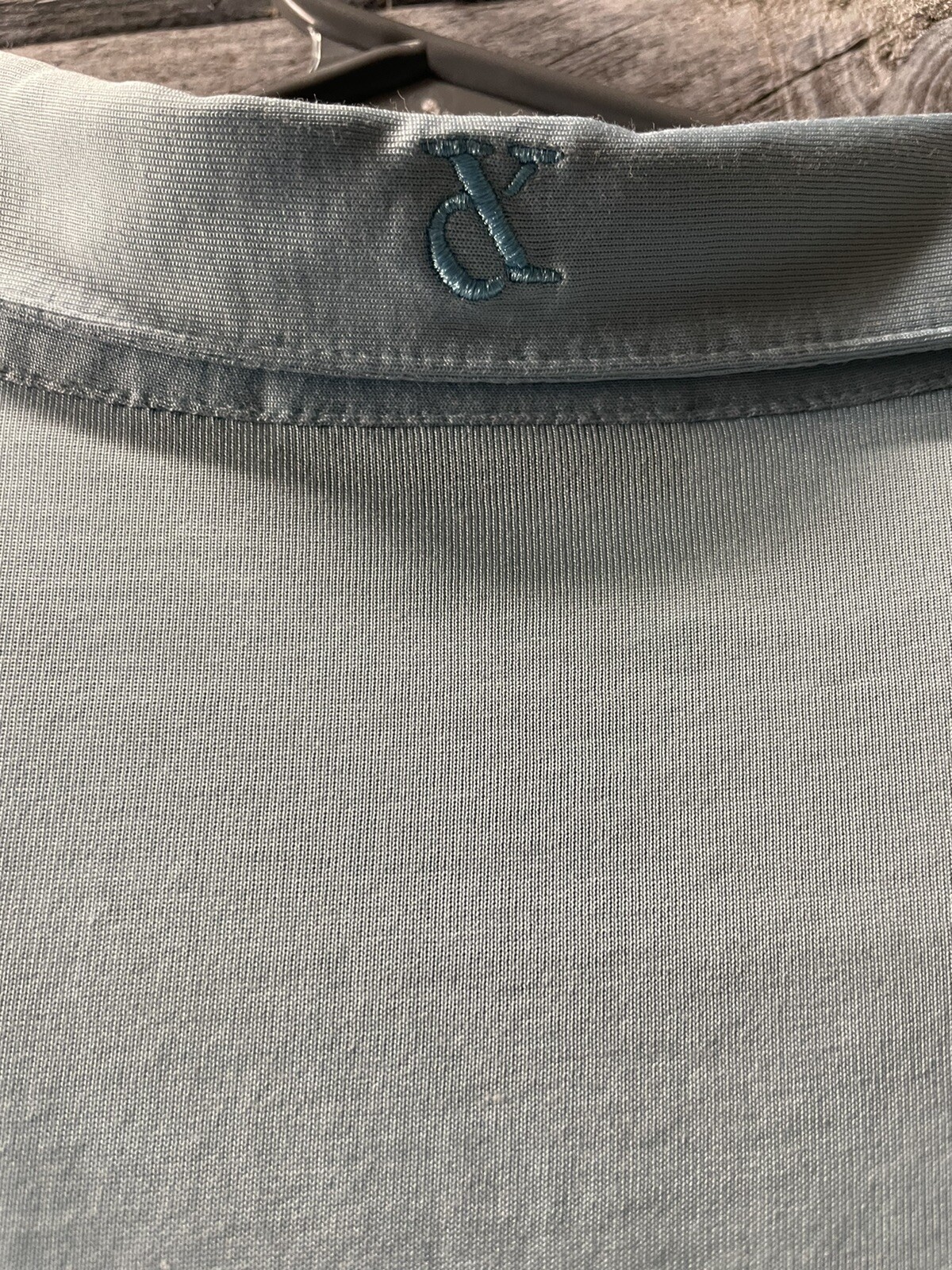 DEVEREUX Proper Threads Solid Blue Polo Size L - image 8