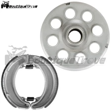 Rear Brake Drum Hub + Shoes For Honda Fourtrax 300 TRX300 2×4 1988-2000