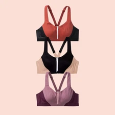 VICTORIA'S SECRET Knockout Maximum Support Front-Close Sport Bra Colorblock Pick