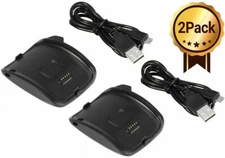 2-Pack Charger Charging Dock Cradle For Samsung Galaxy Gear S R750 Smart Watch 