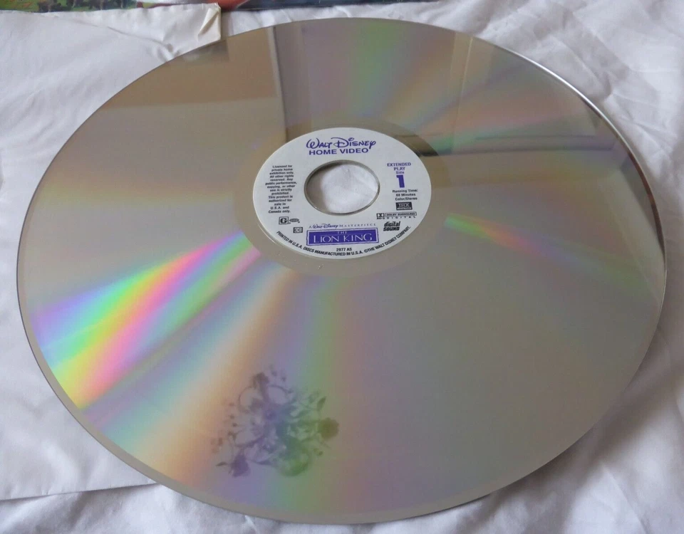 The Lion King LaserDisc NTSC Disney Film Movie Home Cinema Theatre Letterbox - Image 4 of 4