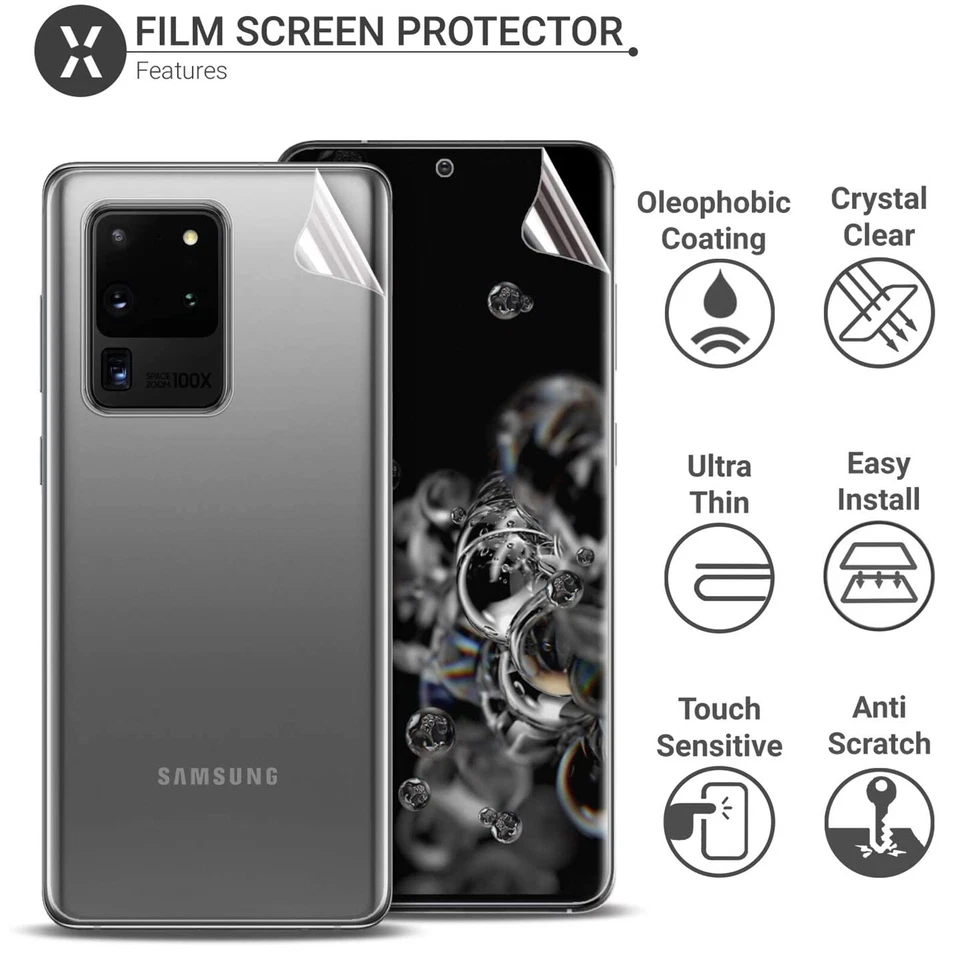 HYDROGEL Screen Protector For Samsung Galaxy S25 S24 S23 S22 S21 S20 FE TPU Film - Image 2 of 4