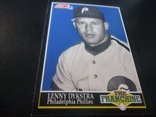 LENNY DYKSTRA    (philadelphia phillies) 1991 score THE FRANCHISE CARD #867 mint