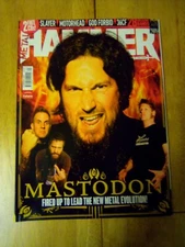 Mastodon Metal Hammer Magazine Good Used Condition Summer 2006