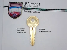 O.E. Key Blank for Vintage 1934 Lafayette Nash Chevrolet Graham (H1198A)