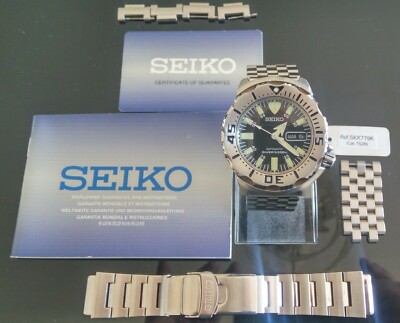 Seiko Uhr REF. SKX779K (Cal. 7s26) - Black Monster 1° Edition - FULL SET