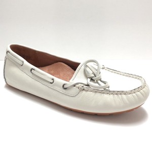 womens white driving moccasins