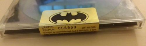 Skybox Batman Saga Of The Dark Knight Skydisc Hologram PROMO CD 6960/10,000 NEW* - Picture 2 of 10