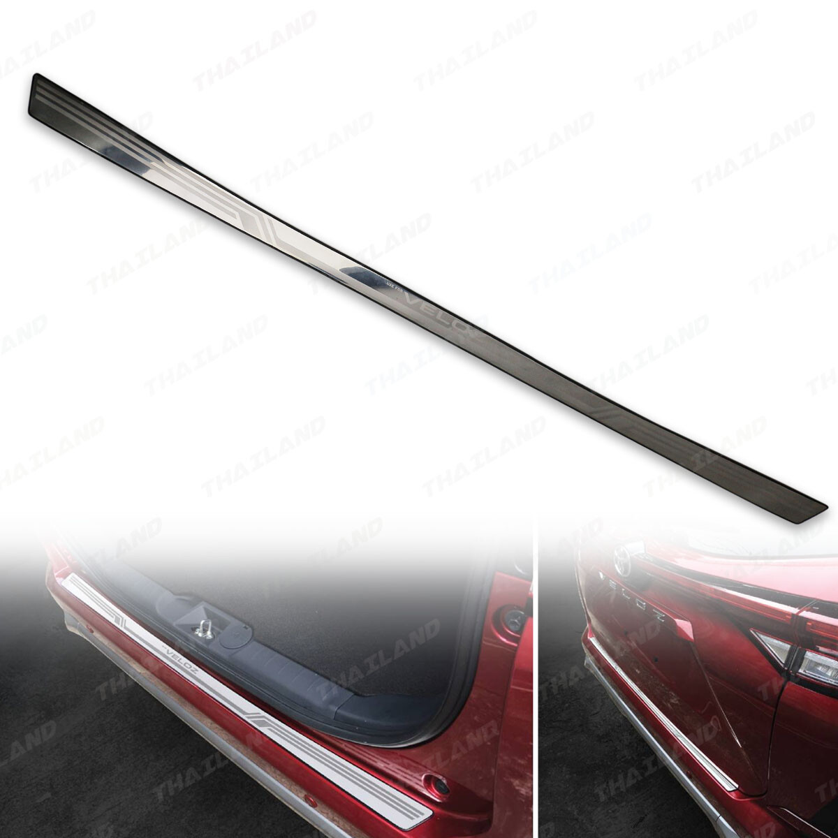 For Toyota Veloz 2022 '23 Stainless Steel Outer Rear Bumper Guard Plate