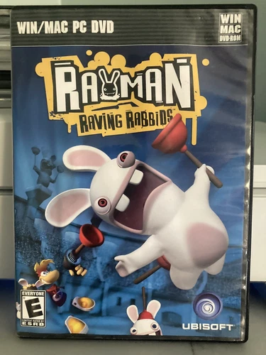 Rayman Raving Rabbids (PC, 2006)  W/ Manual Tested Works