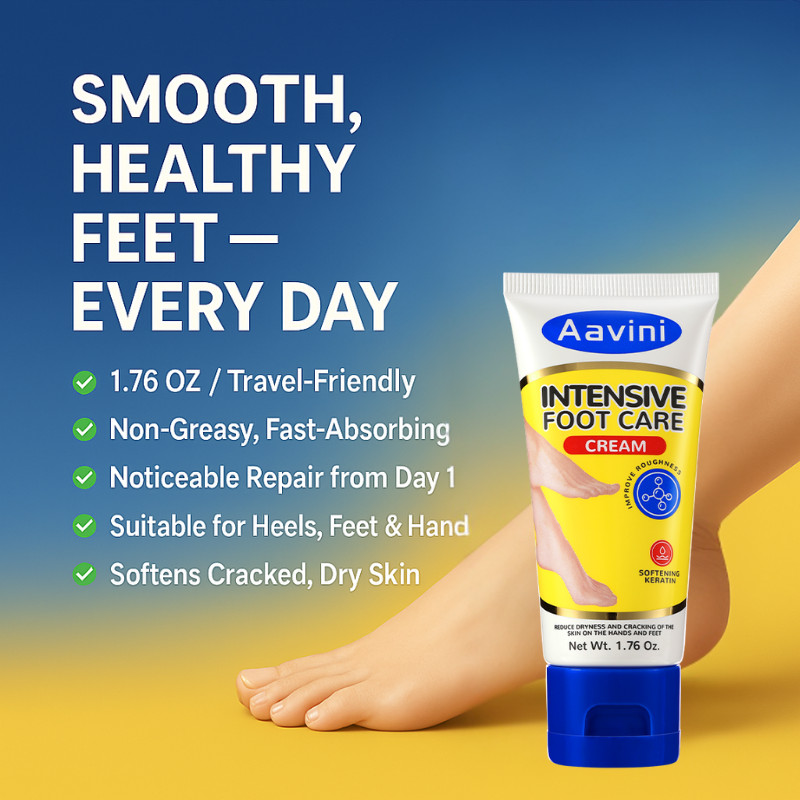 🎃 Aavini Foot Care Cream – Repair Dry Cracked Heels Fast | 30% OFF Now!