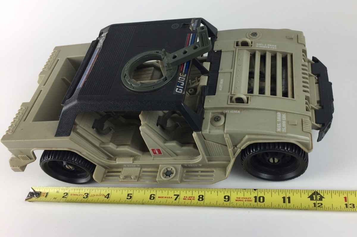 VINTAGE GI Joe HAMMER Hummer Vehicle, Hasbro 1989 Incomplete
