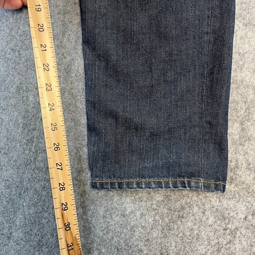Diesel Krooley Jeans Mens 34 30 Tapered Fit Dark Wash Blue Neppy Cotton 0088Z - Picture 5 of 13