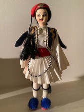 Vintage Greek Doll Souvenir Dancer Soldier