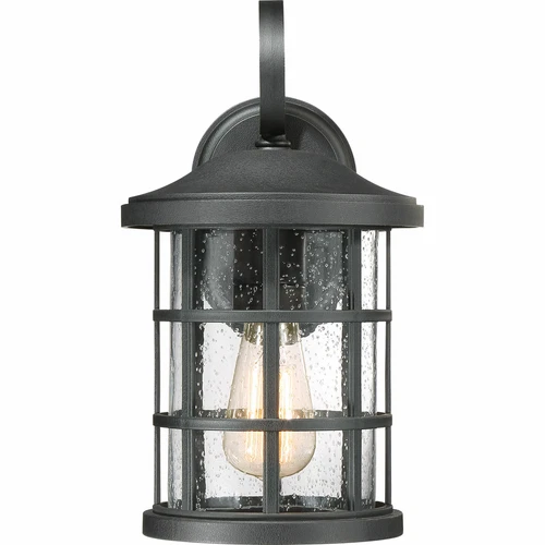 Quoizel CSE8408EK One Light Outdoor Wall Lantern Fixture, Earth Black - 2 Pack - Picture 4 of 5