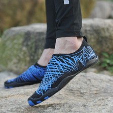 Men's Water Socks Barefoot Skin Shoes Quick-Dry Aqua Beach Water Swim Comfort