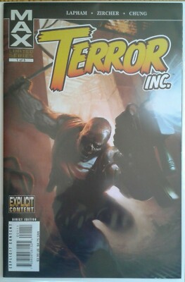 Terror Inc. unread 1st print issue series by David Lapham & Patrick Zircher