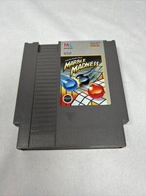 NES Monopoly And Marble Madness Nintendo Authentic Cartridges Tested
