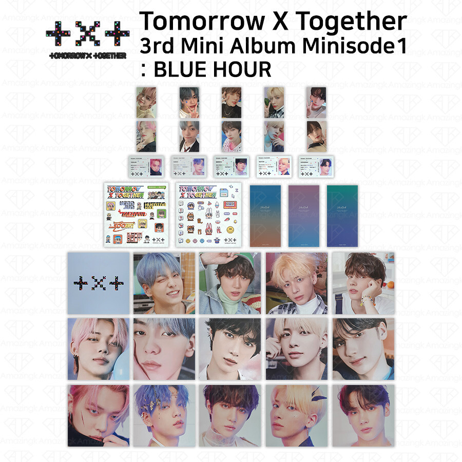 TXT 3rd Mini Album Minisode1 Blue Hour Photocard Postcard